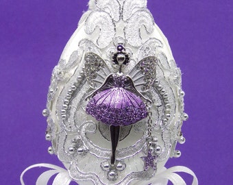 Beaded Ornament Kit, "Star Dancers En Pointe", A KEEPSAKE ORNAMENT designed by an artist and made by You!