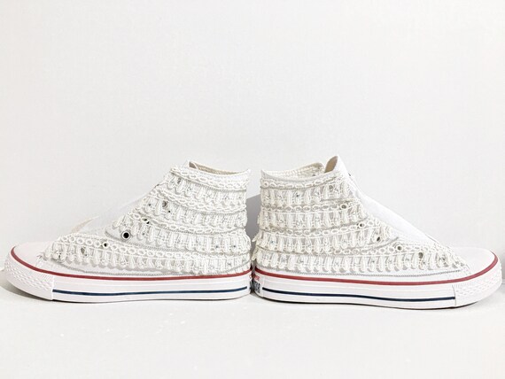 De novia zapatos de boda de zapatillas Converse novia con | Etsy España