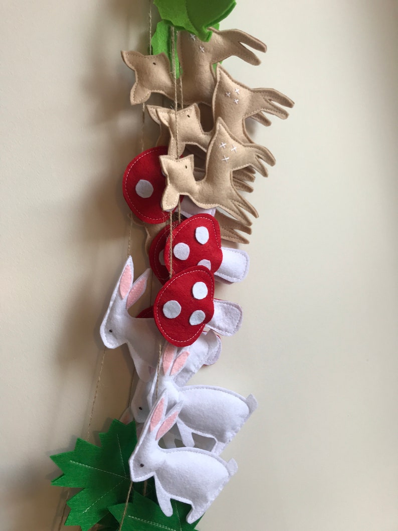 Handmade Woodland Animal Garland Bunting 2m in Length With Etsy UK