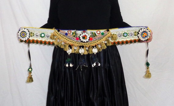 TB87A Tribal Belt Tribal Belly Dance Fusion ATS Gypsy Kuchi | Etsy