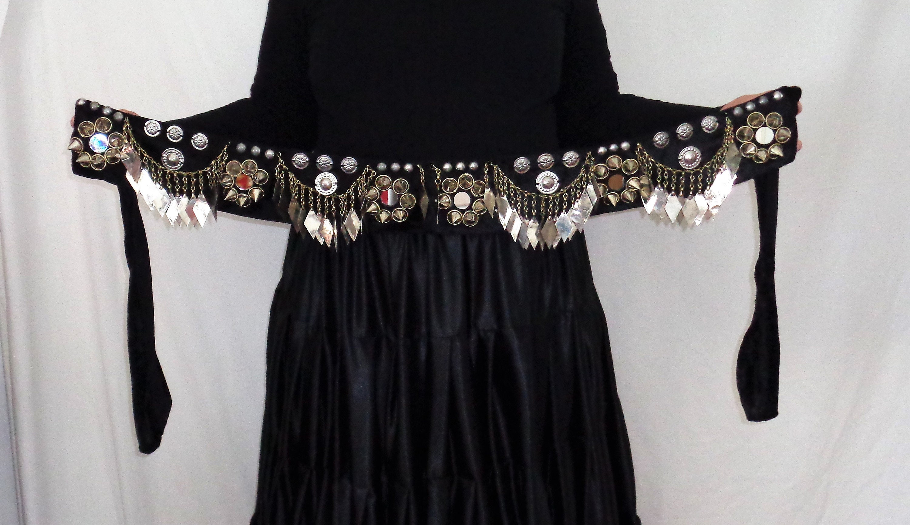 Metal Coin Fringe Belly Dance BELT Ats Tribal Gypsy at Rs 290/piece in  Ahmedabad