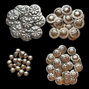 100 pieces tribal buttons supplies accessories charms DIY tribal ATS FCBD fusion gypsy belly dance costume belt bra kuchi supplies TA2