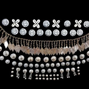 92 Teile Tribal kuchi Zubehör Accessoires Charms Muscheln Anhänger Knopf Kette DIY Tribal Bauchtanz Kostüm BH Gürtel ATS FCBD Fusion TA30