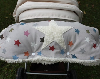 Kinderwagenmuff Muff Kinderwagen Handmuff Kinderwagen Muff Sterne Milla Louise