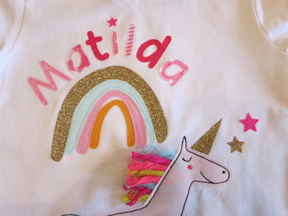 3er cumpleaños unicornio numero 3 años regalo niña' Bolsa de tela