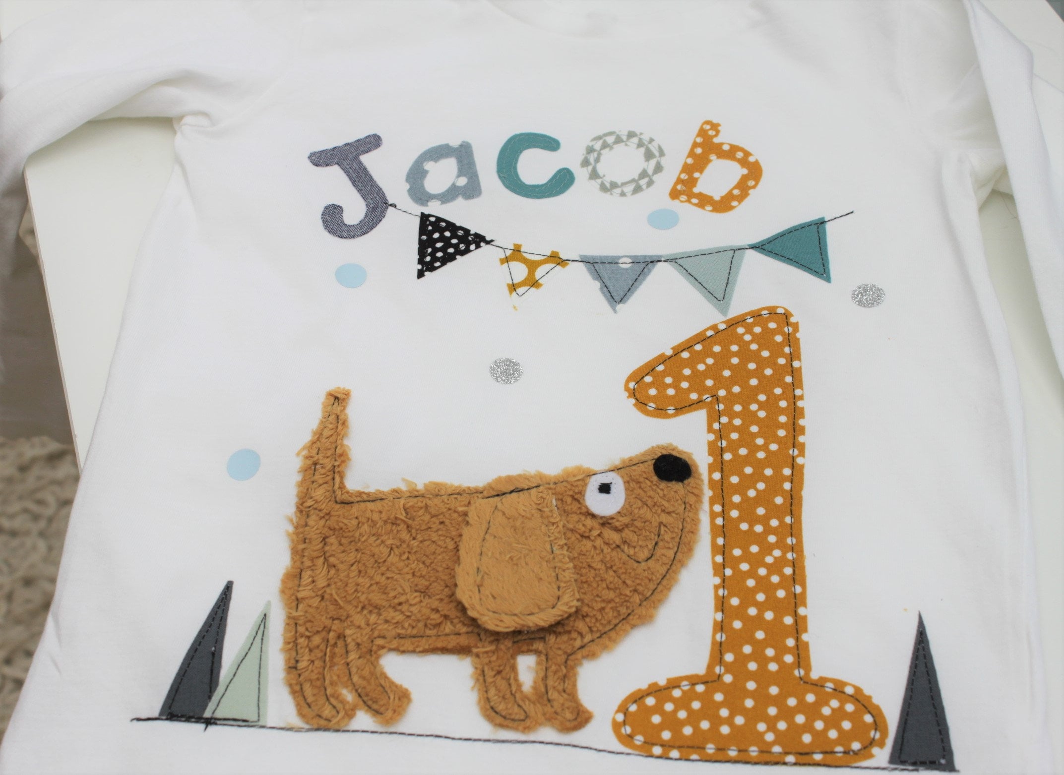 dog first birthday shirt
