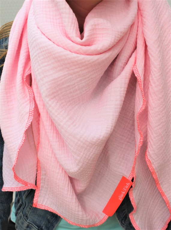 Blush Pink Scarf for Spring