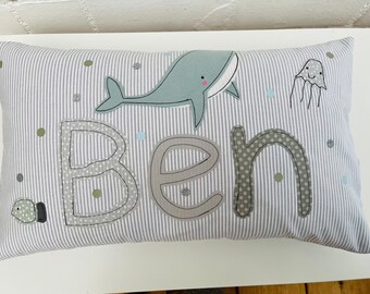 Special price pillow with the name "Ben", immediately available, pillow with name pillow cover pillow birth baby