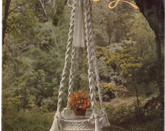 Vintage Macrame Elegance  Patterns Book PDF Instant Digital Download 20 Projects