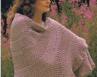 Crochet shawl pattern / womens wraps easy crochet accessories /gifts pdf.
