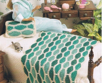 Mosaic Afghan and Pillow pdf pattern instant download