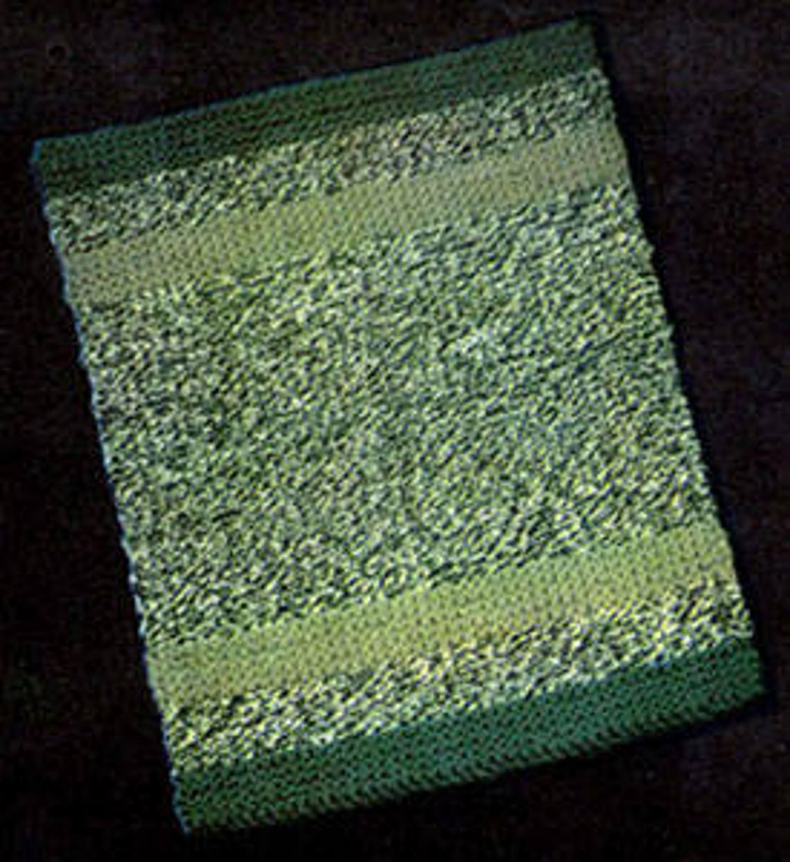 Variegated knit rug pattern Etsy