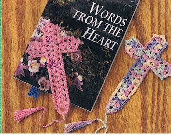 Crochet Cross Bookmark Pattern PDF | Lace Bookmark | Bible Bookmark