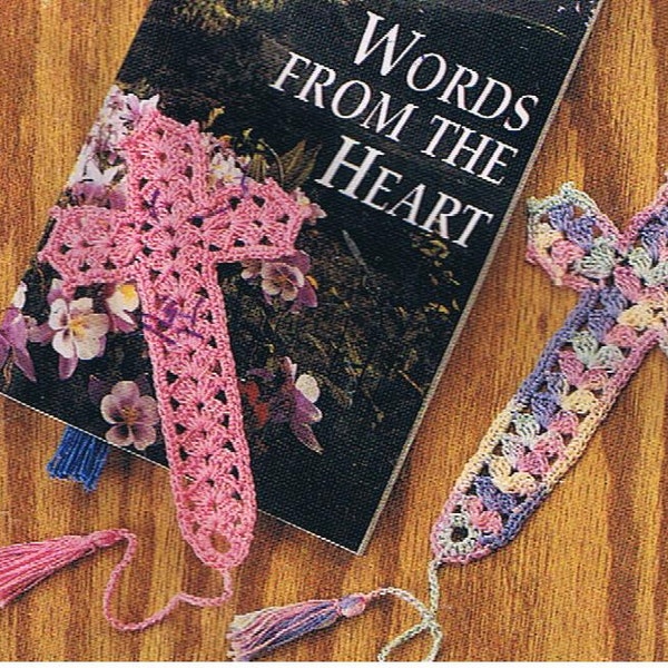 Patttern for crochet cross book marker crochet pattern/pdf