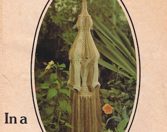 Vintage Macrame Mönsterbok PDF Direkt Digital Nedladdning Macrame i ett nytt ljus 1976