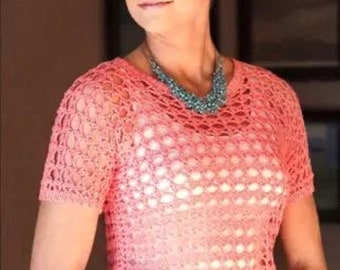 Crochet top pattern top crochet mesh top pdf top summer top pdf womens tops easy crochet instant download . crochet tops