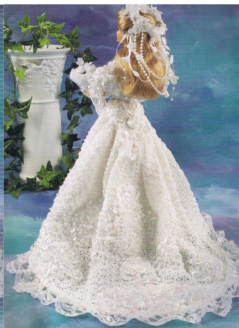 Barbie Crochet Dress Pattern /bride Dress/pdf - Etsy