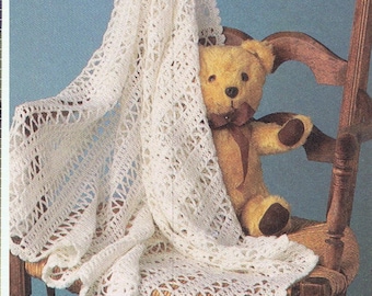 Baby crochet lacey hairpin baby blanket/afghan/crochet pattern/pdf /instant