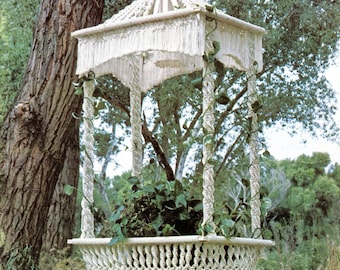 Macramé Unlimited - 22 Vintage 70s Macrame Patterns Instant Download PDF 24 pages
