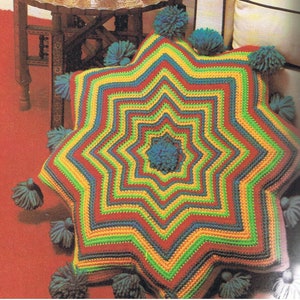 moroccan floor pillow pattern crochet pdf instant download