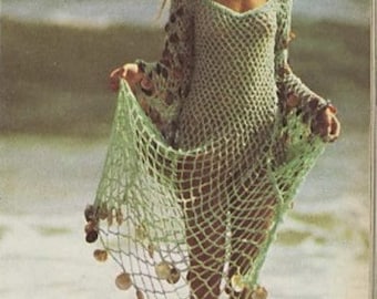 Beachcomber Dress Pattern pdf file womens crochet dress cute summer crochet dress patterns