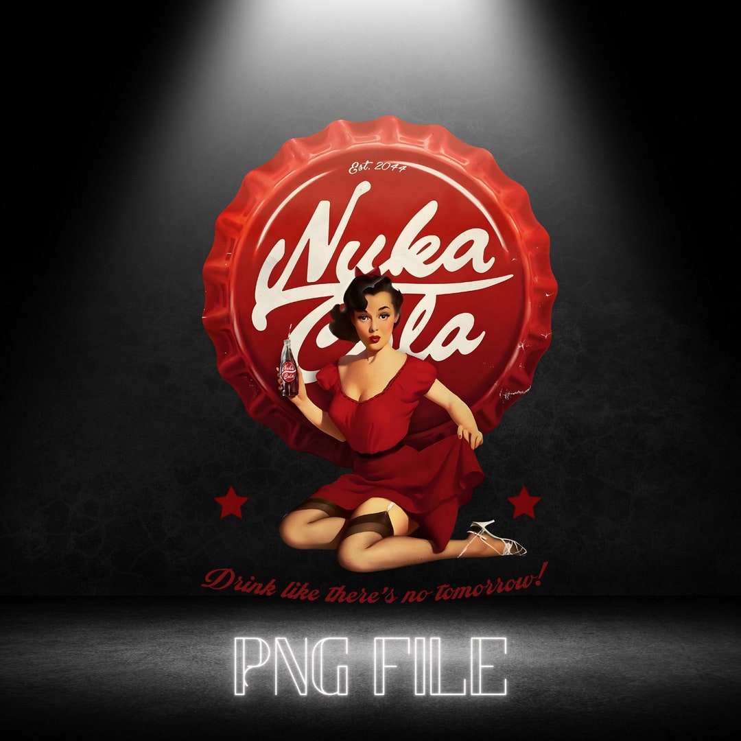 Nuka Cola PNG, Nuka Cola Design, Retro Game Png, Nuka Cola Clipart Png ...