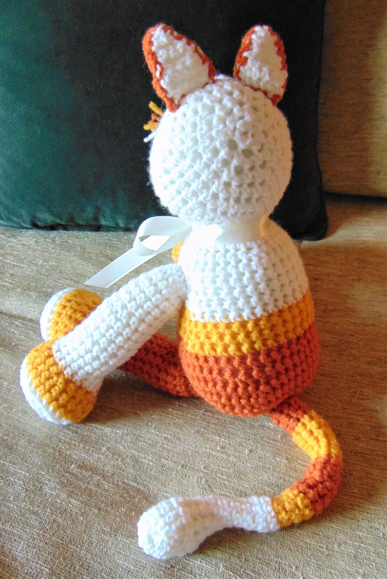 Crocheted Kitty Cat Stuffed Animal Doll Toy sammy Etsy