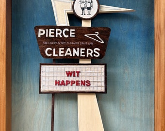 Pierce Cleaners 11x14 photo print Clintonville Wit Happens