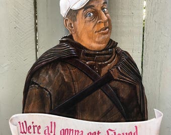 Game of Thrones Rodney Dangerfield Caddyshack wood sculpture