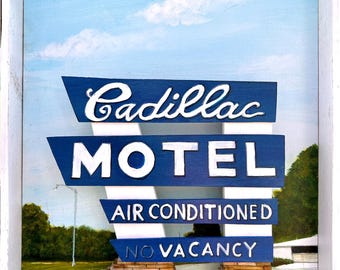 Cadillac Motel 11x14 photo print High Springs Florida