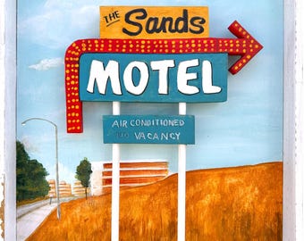The Sands Motel 11x14 photo print Gainesville Florida