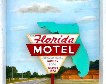 The Florida Motel 11x14 photo print Gainesville Florida