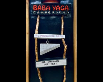 Baba Yaga Campground 11x14 photo print