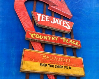 Tee Jayes Sign Clintonville Ohio Chik Fil A Photo Print