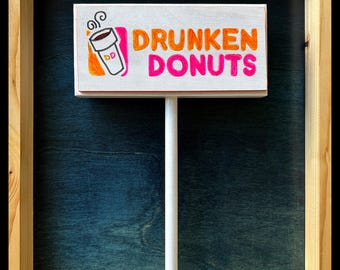 Drunken Donuts 11x14 photo print