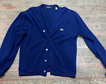 lacoste blue alligator