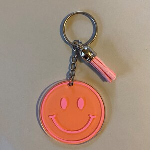 Smiley Face Keychain