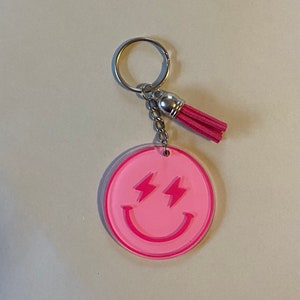 Smiley Face Keychain