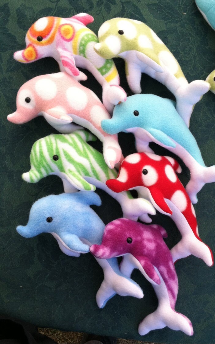 Dolphin Plushie Etsy
