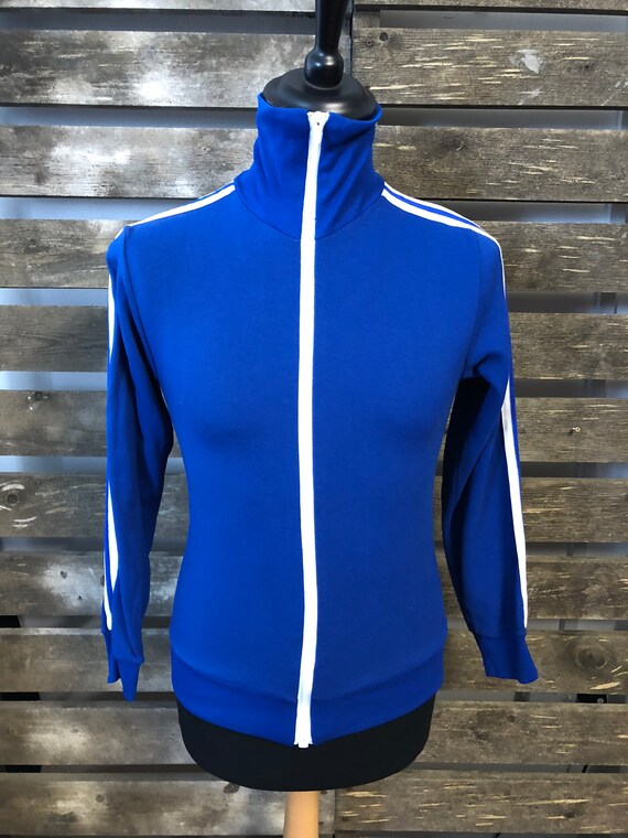 Vintage 70er Jahre Festival Track Anzug Jacke funky retro Rave Windjacke Größe L Vintage 70er Jahre Festival Track Anzug Jacke funky retro Rave Windjacke Größe L