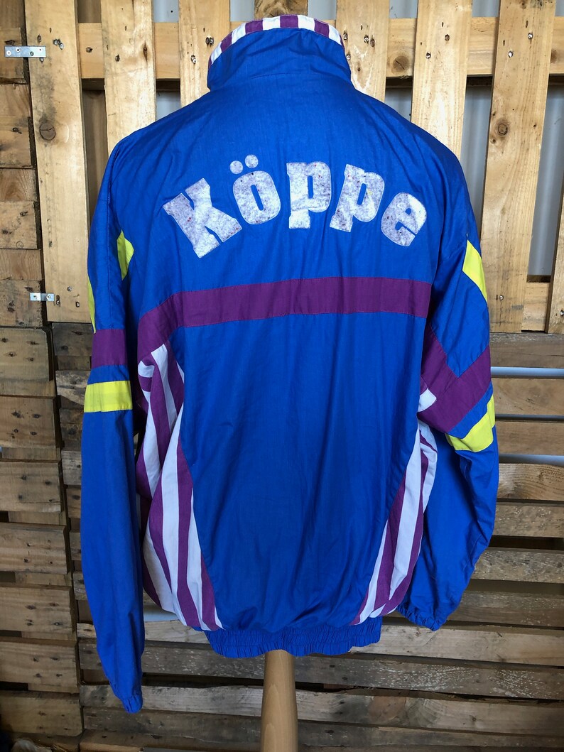 funky retro rave windbreaker size L Vintage Festival 70s80s Track Suit Jacket