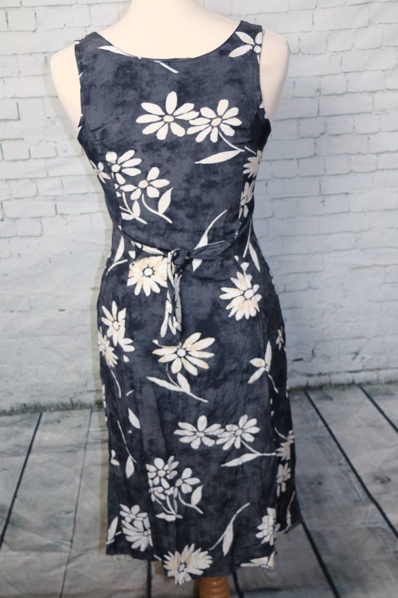 Patterned 90/'S Vintage DRESS Retro Viscose 90s dress