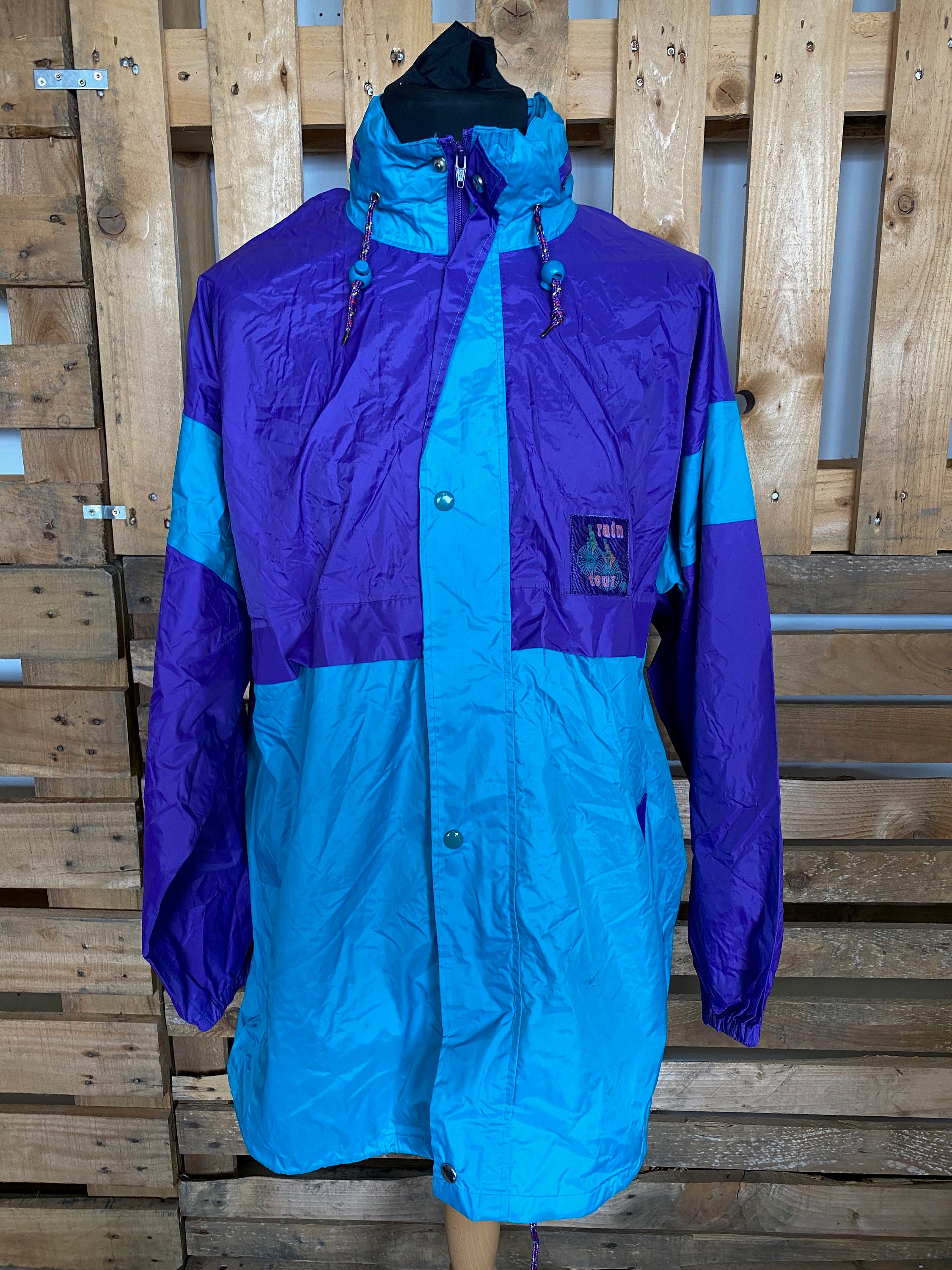 Vintage 80's 90s Winter Rain Coat/ Jacket retro | Etsy