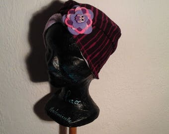 Child's reversible chemo hat for winter