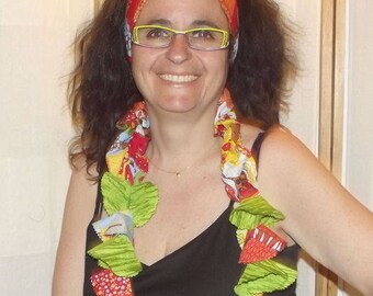 The headband in a colorful four