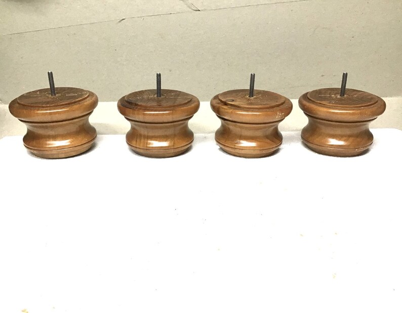 1313M Furniture Bun Feet Chair Ottoman Sofa Maple Etsy