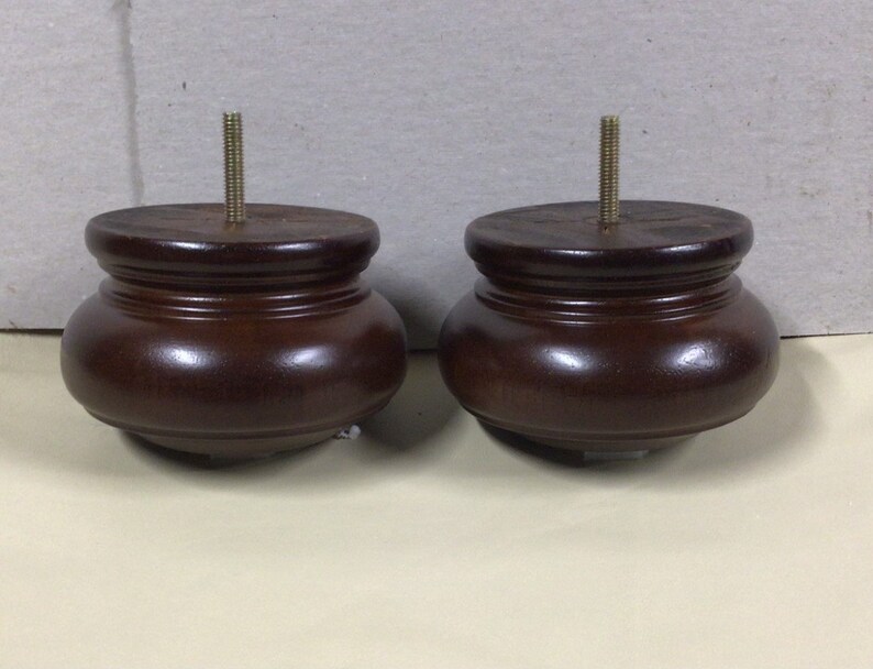 DA126 Furniture Bun Leg Feet Wood Sofa Couch Ottoman Etsy