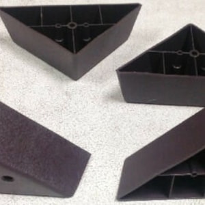 Plastic triangle sofa legs hotsell