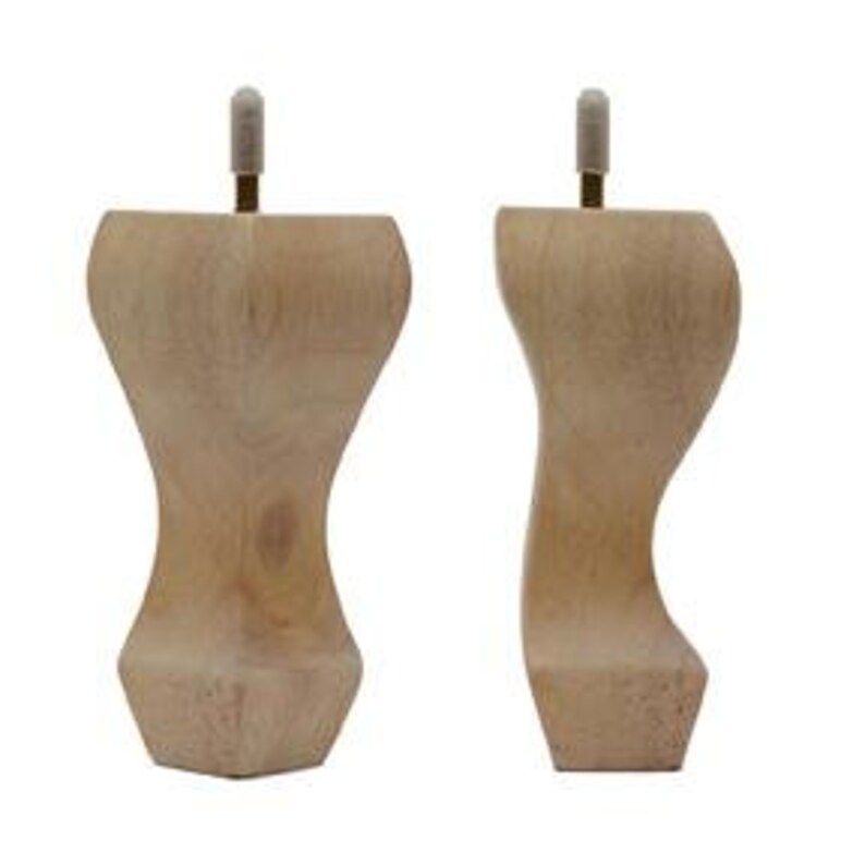 5219 Queen Anne Furniture Legs Feet Unfinished Wood Couch Etsy