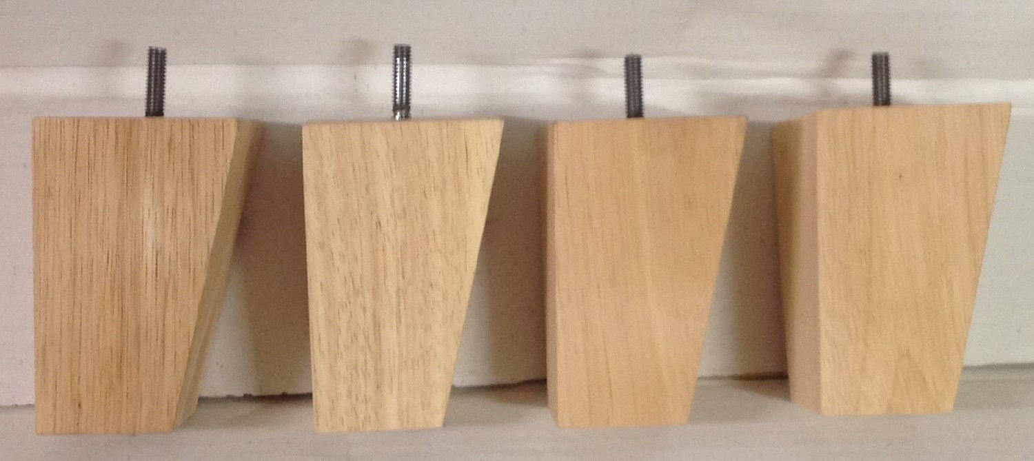 Unfinished Furniture Feet Legs Wood Tapered Candle Chair Sofa Etsy